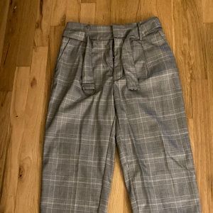 Lucky Brand gray plaid pants